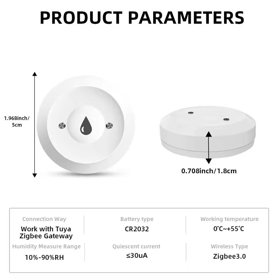 Water Leak Sensor With App Alerts For Kitchen And Bathroom Monitoring 5