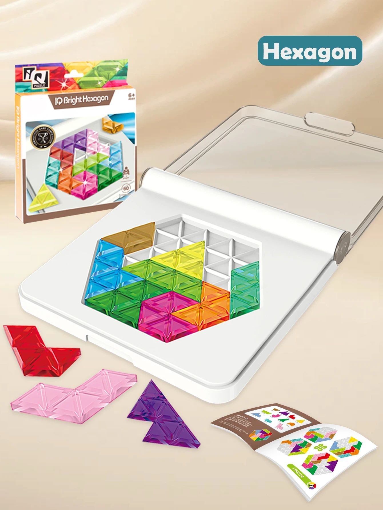 Advanced Logical Thinking Training Fun Tabletop Games Multiple Shapes Colors Premium Puzzle Toys Gi 8