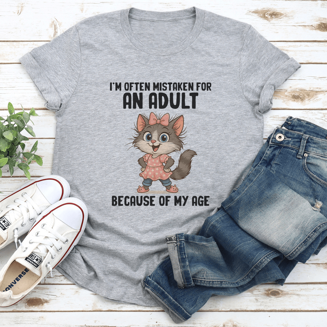 Im Often Mistaken For An Adult Because Of My Age Tee 2