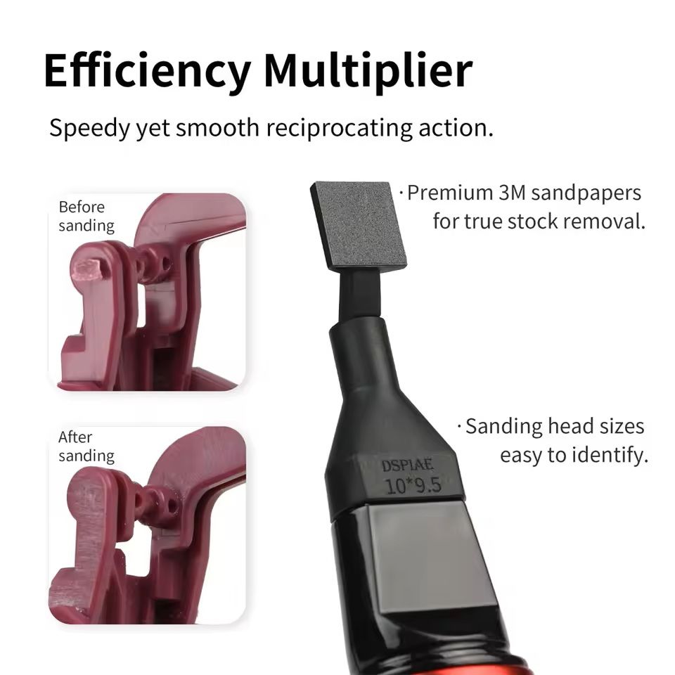Electric Reciprocating Sander And Dust Brush Set For Model Building And Craft Tools 9