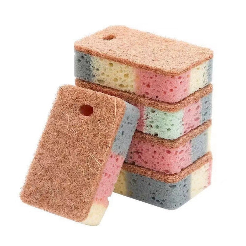 5 Sets DoubleSided Cleaning Sponge Honeycomb Dishwashing Sponge For Household Cleaning Decontamina 6