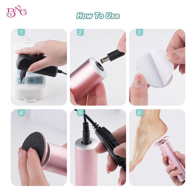 SoleSoothe Pro Electric Foot Callus Remover With 60 Replacement Discs 4