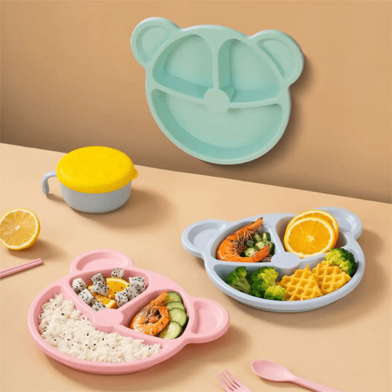 BearGrip Baby Silicone Suction Plate FallProof BPAFree Feeding Solution 5