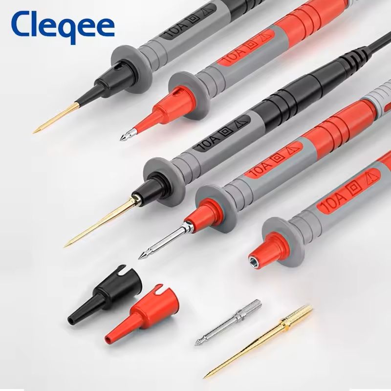 Multimeter Test Leads Kit With Replaceable Needles And Alligator Clips 18 Piece Set 6