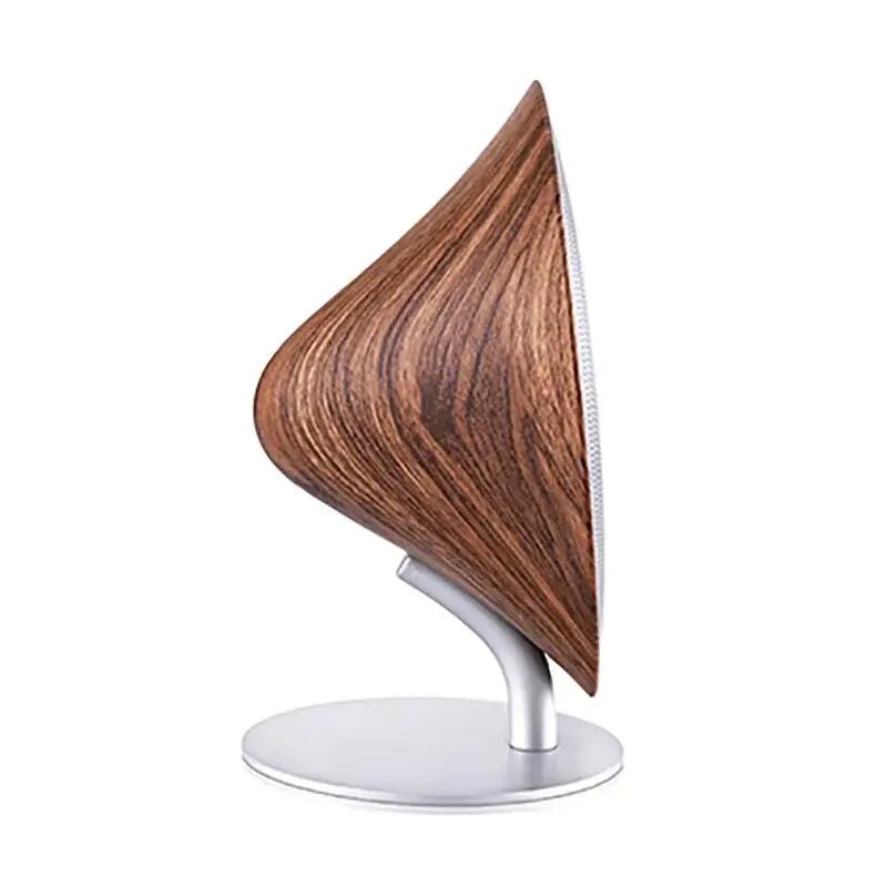Bluetooth Speaker Retro Wooden Subwoofer With Touch Surface Home Audio Desktop Stereo Bluetooth Aud 5