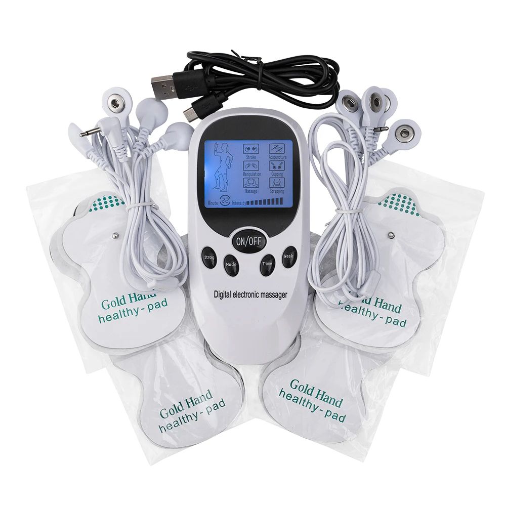 Electric Pulse EMS TENS Unit Massager Digital Muscle Stimulator For Neck Back Shoulder Pain Relief 6