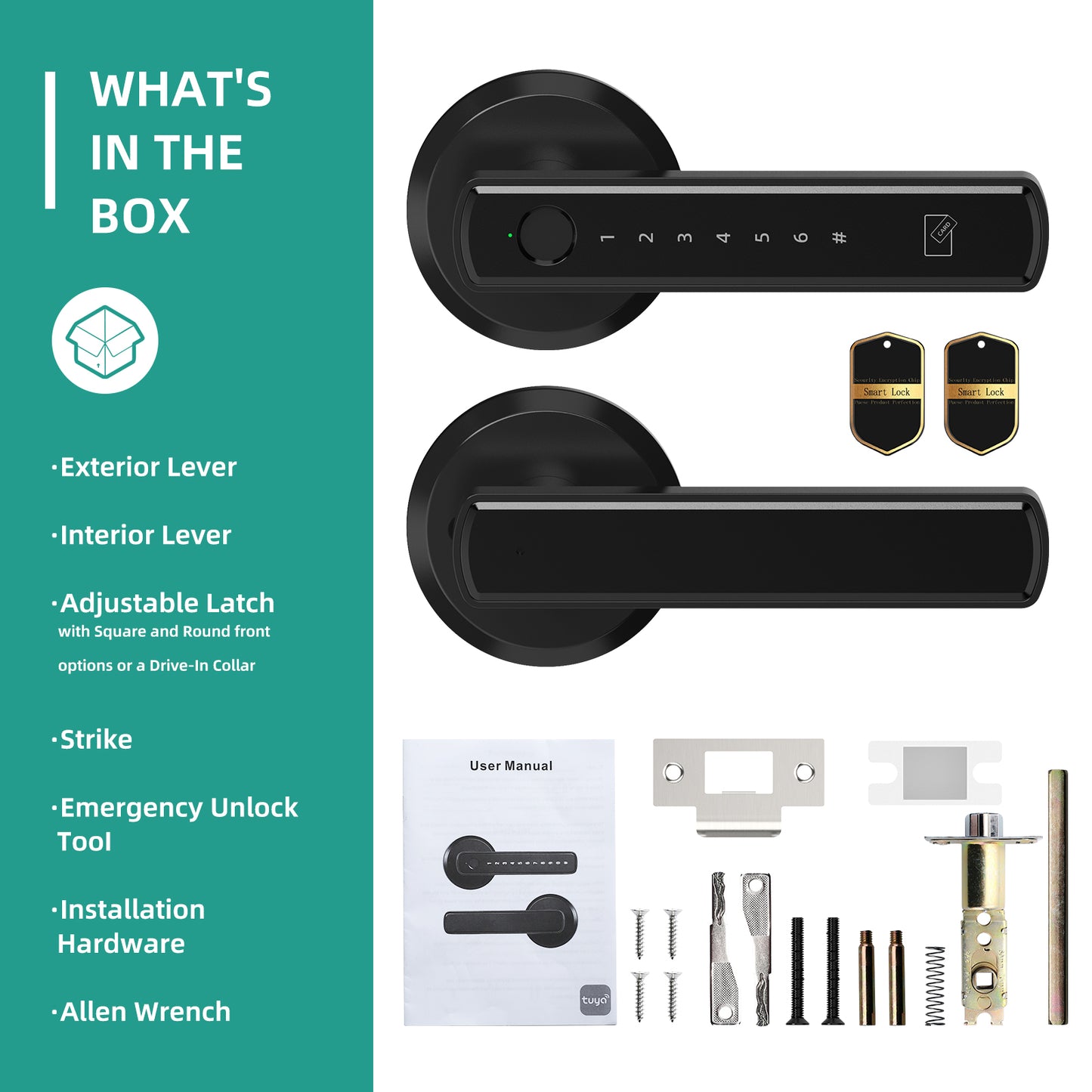 Viladepot Smart Lock Fingerprint Touchscreen Keypad Door Lock 5