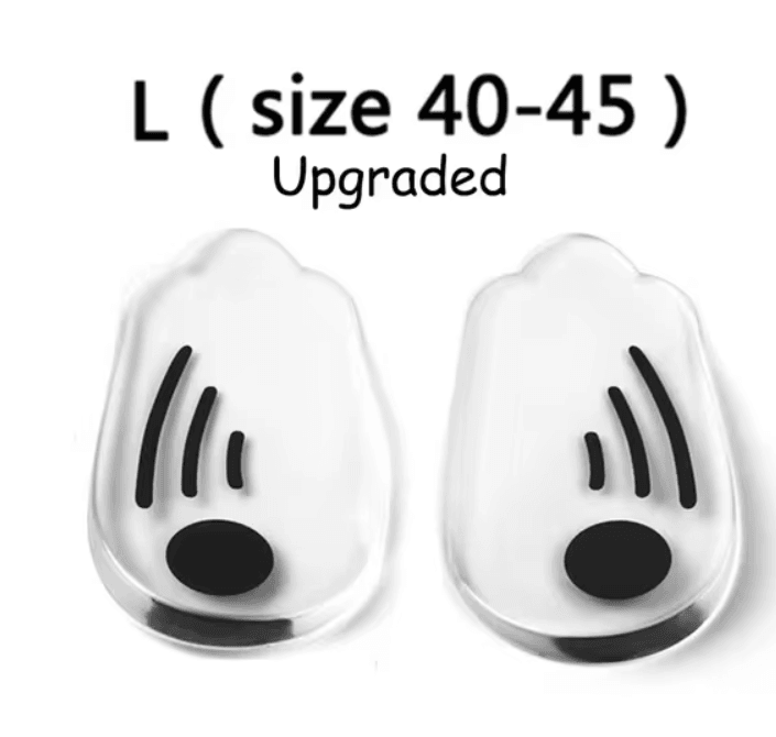 Magnetic Silicone Orthopedic Insoles Plantar Fasciitis Relief Foot Correction Heel Pads For OX Le 8