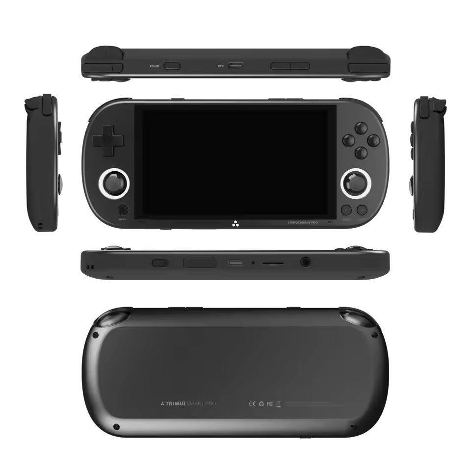 Smart Pro Retro Handheld Game Console 496in IPS Display With RGB Joystick Lights 7