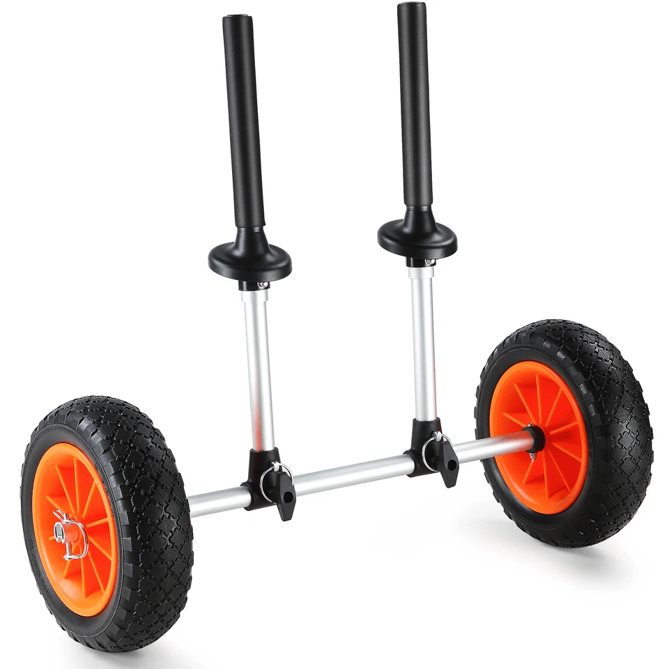Adjustable Kayak Cart Canoe Boat Carrier Solid Tires Width Adjustable 5