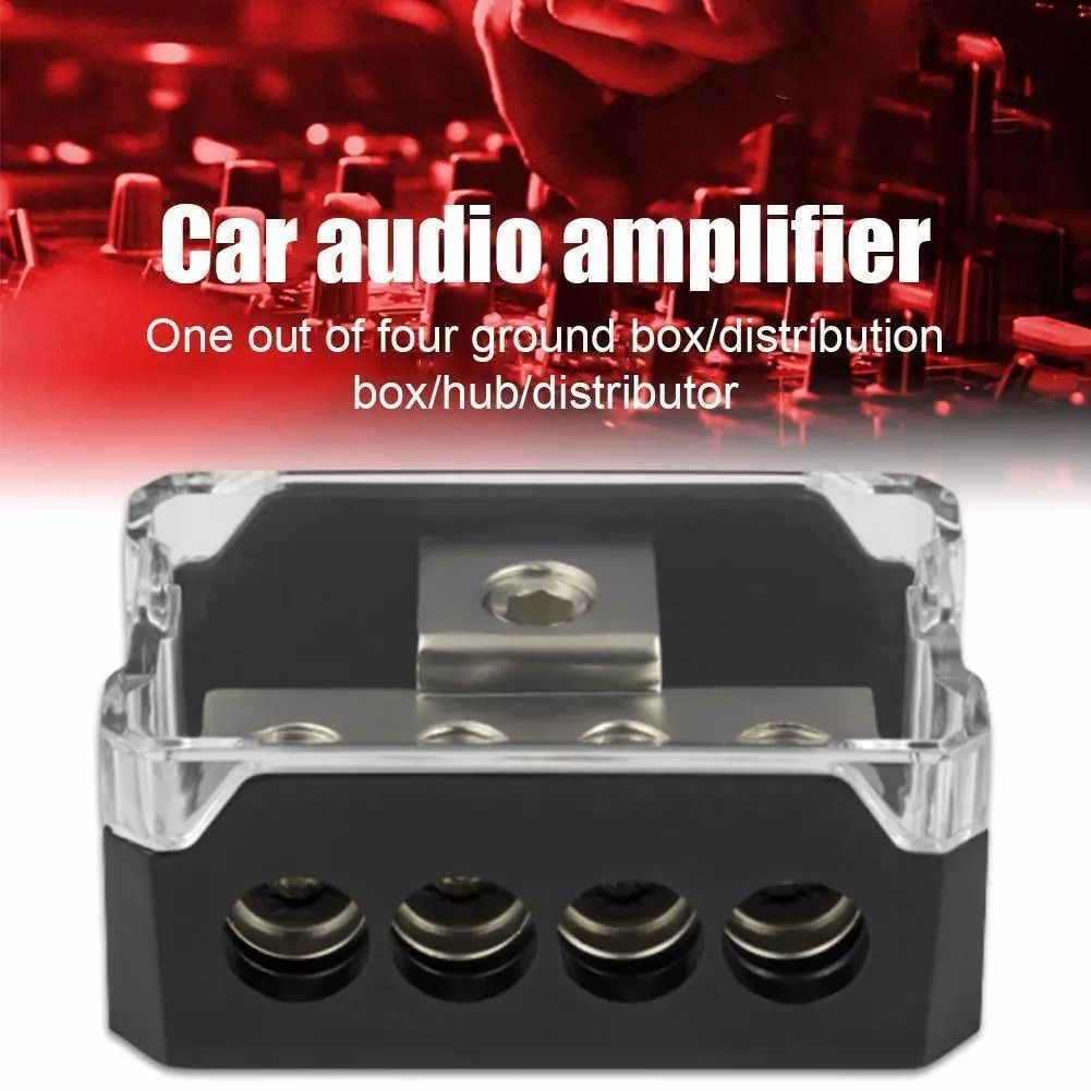 HeavyDuty Amp Distribution Block 024 To 4810 Gauge Power Ground Splitter For Stereo Systems 7