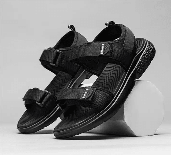 A Pair Of Non Slip Mens Sandals For Summer New Wear Resistant Breathable Simple White Soled Mens Bu 5