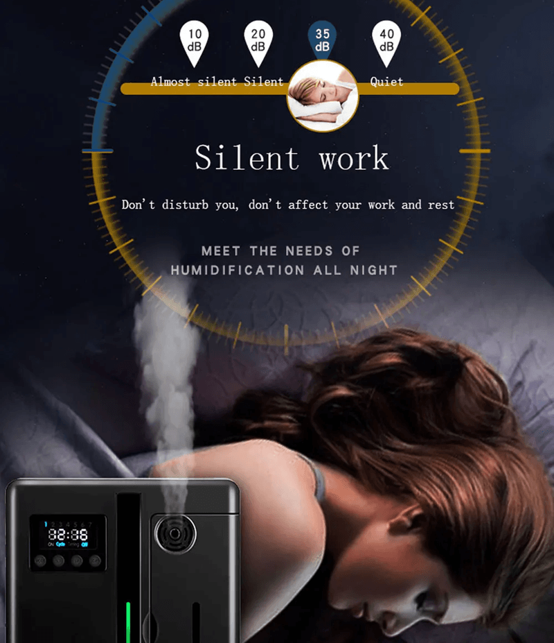 Scent Machine Aroma Diffuser Wall Mounted Hotel 160ML Aroma Diffuser With Fan Inside 9