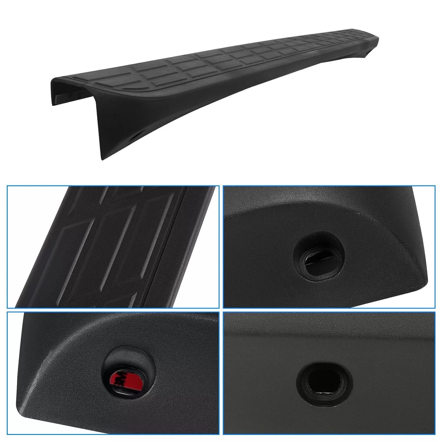 20072014 Chevy Silverado Sierra Tailgate Top Protector Spoiler Cap Cover OEM Style Durable Prote 13
