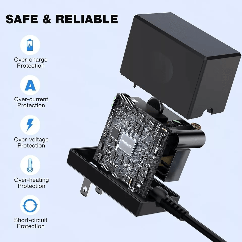 Nintendo Switch AC Power Supply Adapter Home Wall Travel Charger 3