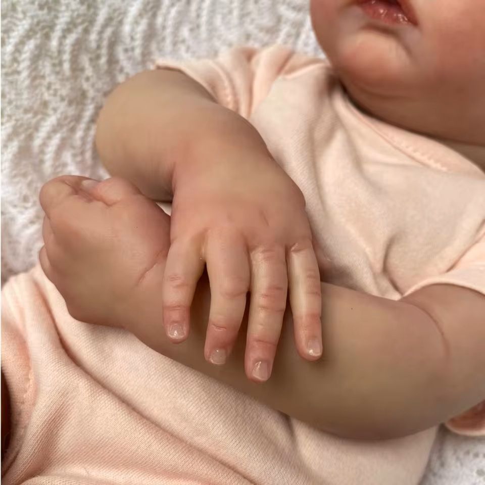 18 Inch Handmade Reborn Baby Doll With Soft Body And Realistic Skin Details 3