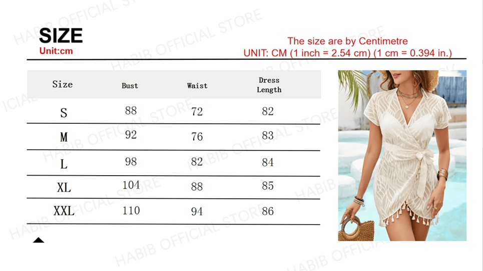 Lace Beach Cover Up Dress Long V Neck Bikini Tunic For Women 3