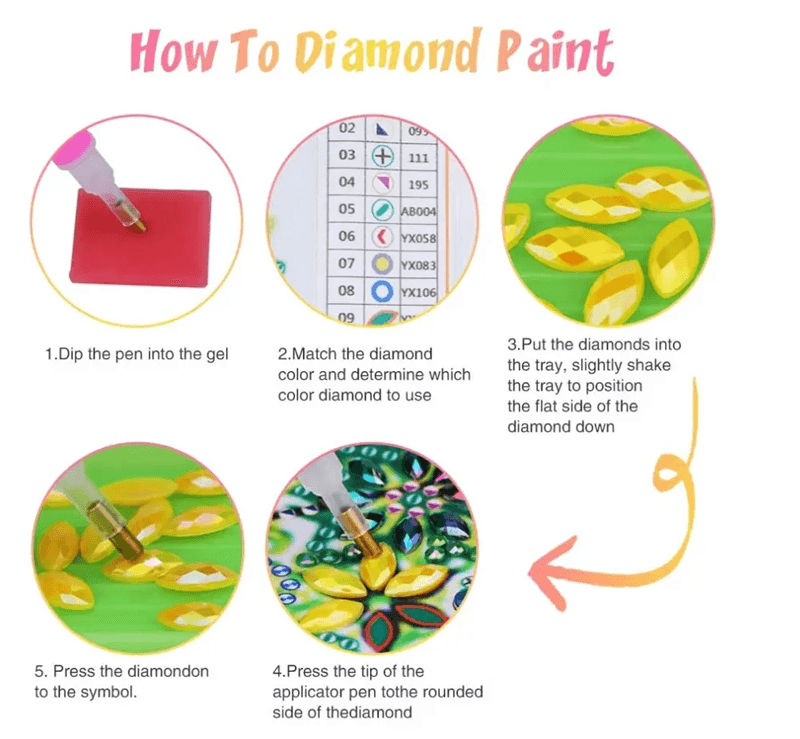 Custom Photo Diamond Painting Kit DIY Art Craft With Special Shaped Diamonds For Adults Beginners 6