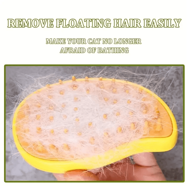 3 In 1 Steamy Pet Grooming Brush With Electric Spray For Dogs And Cats 5