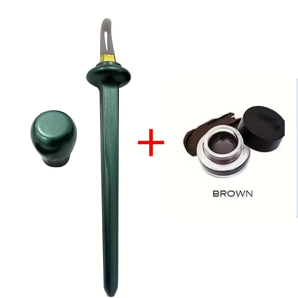 Waterproof Silicone Eyeliner Brush NonSmudge Eyeliner Tool For Precise Application 9