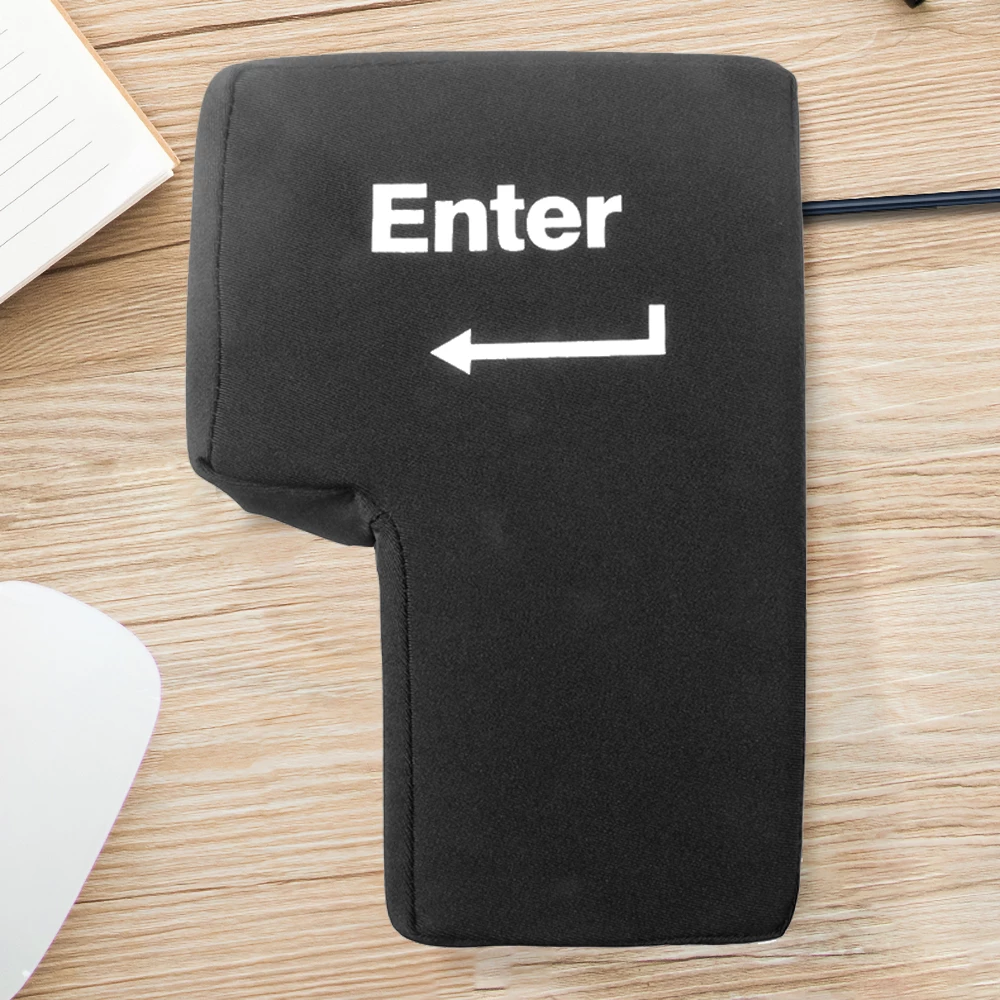 Giant Stress Relief Enter Button & Pillow1