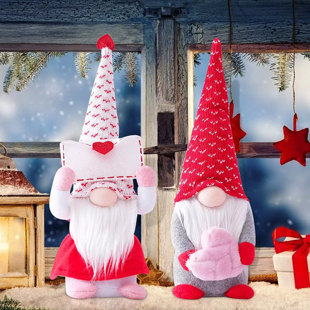 Valentine’s Day Faceless Doll Decoration 1