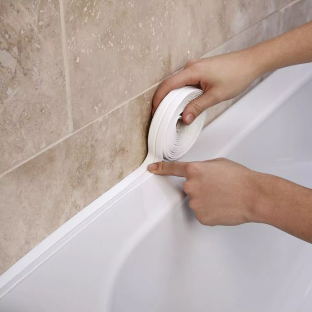 PVC Bath Sealant Tape For Bathtub, Kitchen, Shower, Floor & Wall Sealing 1