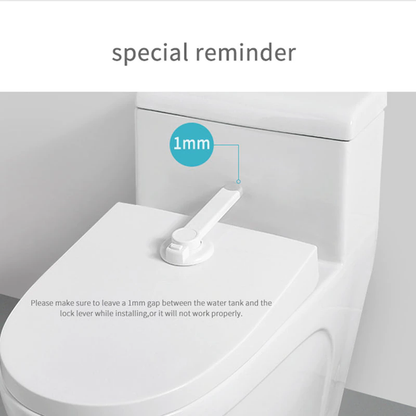 ABS + TPE Toilet Seat Lock For Inquisitive Toddlers 2