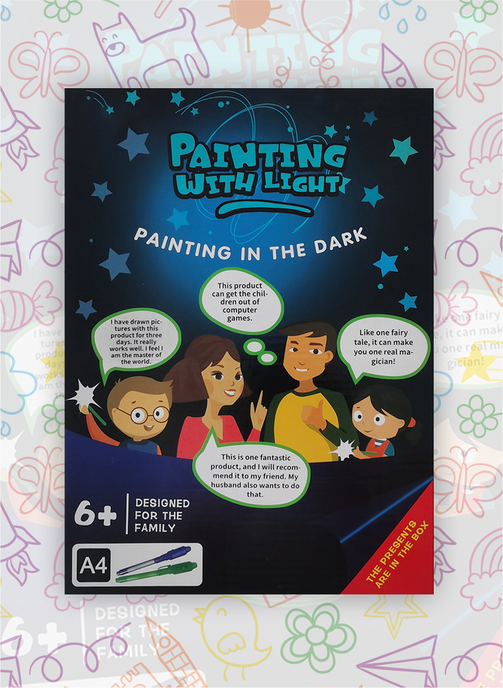 Magic LED Drawing Board for Kids 8