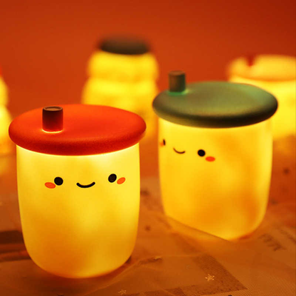 Boba Light Bulb Cup for Kids Room & Home Decoration 1