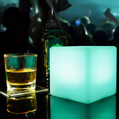 Color Changing LED Cube Light With Remote Control 1
