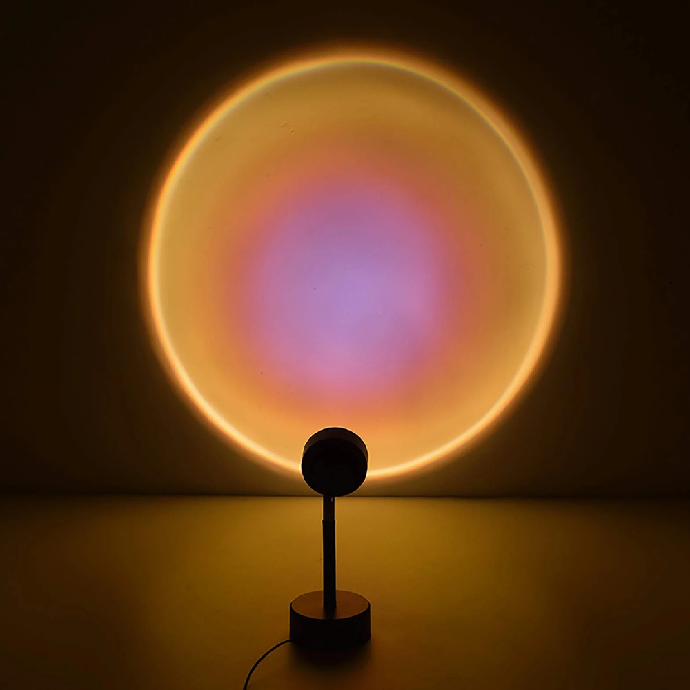 Relaxing Rainbow Sunset Red LED Projector 4
