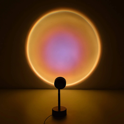Relaxing Rainbow Sunset Red LED Projector 4