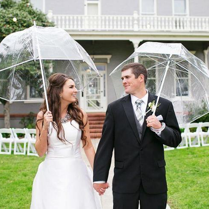 8-Rib Transparent Bubble Umbrella 2