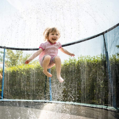 Trampoline Sprinkler Attachment System  Fun Heat Buster Water Game For Kids 2