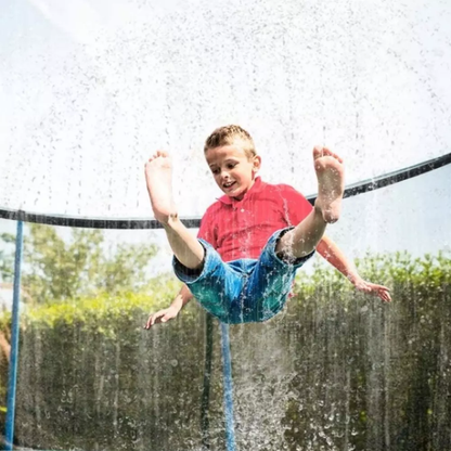 Trampoline Sprinkler Attachment System  Fun Heat Buster Water Game For Kids 3