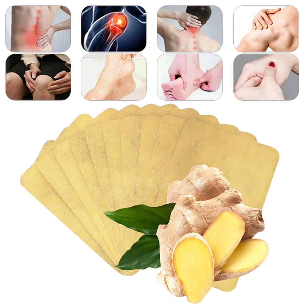 Ginger patches for daily pain management