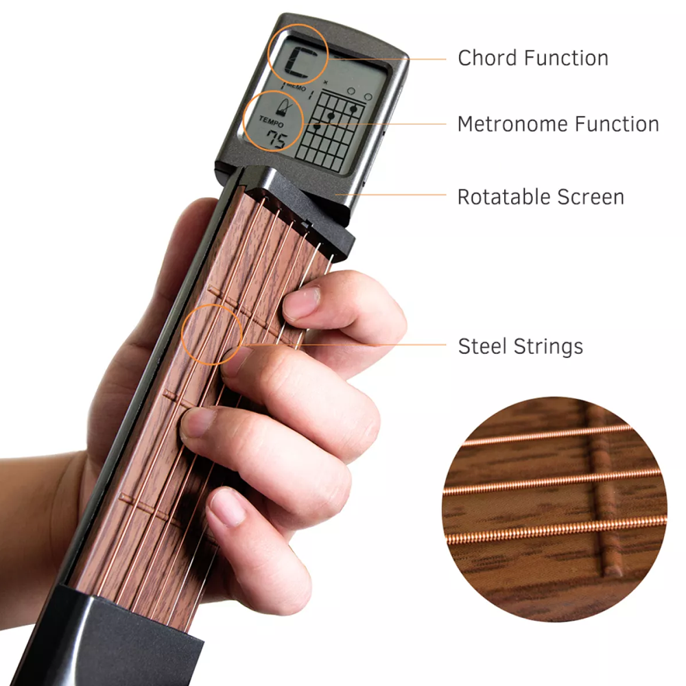 Portable Digital Guitar Trainer Makes Learning Easy 5