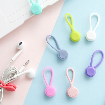 Strong Silicone Magnetic Cable Ties2