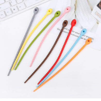 Reusable Silicone Cable Ties 1