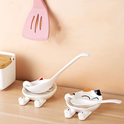 Ceramic Cat Spoon Rest5