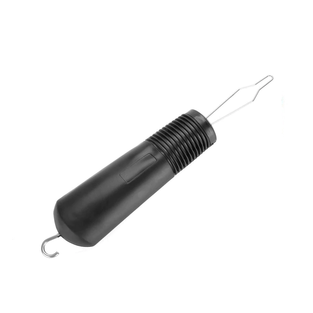 Compact button hook tools for mobility
