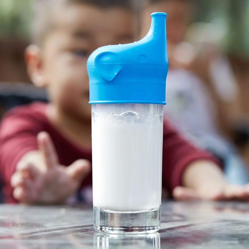 Spill-Proof Elephant Sippy Cup Lids 1
