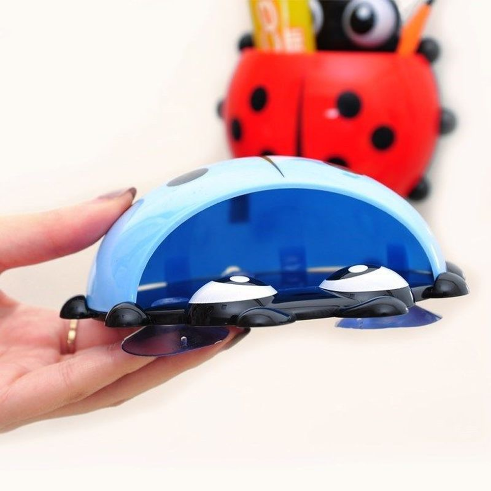 Nontoxic toothbrush holder for kids oral hygiene