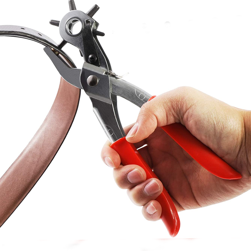 6 Diameter Revolving Leather Hole Punch Plier Tool1