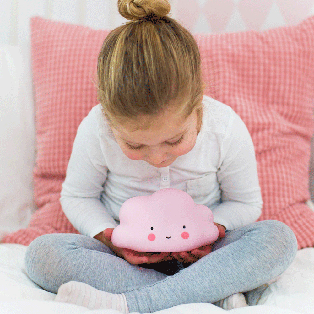 Cute Little Cloud Lamp pink