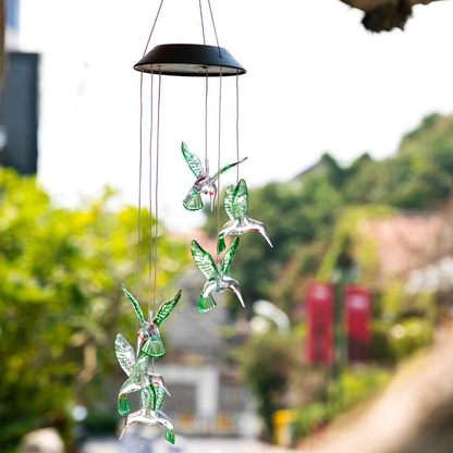 Dangling Hummingbird Solar Lights For Indoor  Outdoor Dcor