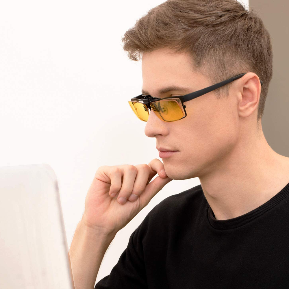 best blue light blocking clip on glasses