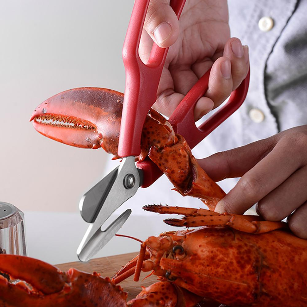 Stainless Steel Seafood Cutting Scissors1