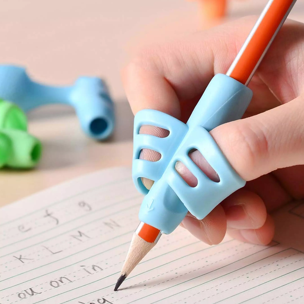 Two Fingers Ergonomic Pencil Grip – Improve Handwriting & Comfort